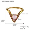 Anillo de Dedo Geométrico de Azúcar Transfronterizo SHEIN con Diamante Redondo Microincrustado Hilo Cruzado Piedra Hao Simple Moda Celebridad de Internet
