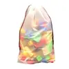 Bolsa de Cordón con Cordón Bolsillo Viaje Ropa Juguete Paquete de Viaje Almacenamiento de Zapatos Bolsa de Cordón Bolso de Mano