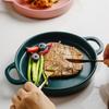 Una generación de cerámica para el hogar Estufa eléctrica de cerámica creativa resistente a altas temperaturas horno de llama abierta horneado comercial bandeja para hornear barbacoa