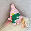 Bolsos Infantiles Dibujos Animados Lindo Pequeño Dinosaurio Bolsa de Pecho 2024 Primavera Nuevo Moderno Bolsas de Regalo para Niños Pequeños Venta al por Mayor
