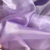 Gasa Brillante al Agua Tela Hanfu Gasa de Cristal Mate Perlado Líquido Organza Rígida Malla de Alta Densidad Tela Vestido de Novia Vestido de Noche Wed