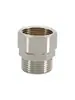 Conexión de Unión Latonada Electroplateada de 1/2 Pulgada a 3/4 de Pulgada, Roscas Internas y Externas de 1 pulgada, Reductor Directo de Doble Rosca Interna, Adaptador Dn15 de 1.0 pulgada