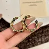 Brincos de Corrente Estilo Francês Retrô Estampa de Leopardo para Mulheres, Brincos de Argola de Alta Qualidade, Brincos Personalizados Sexy e Brincos