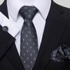 Nova gravata série listra oblíqua azul marinho moda geral masculina para negócios fabricantes de gravatas manuais atacado