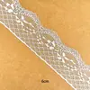 19 Estilos de Encaje Blanco No Elástico Calado Bordado con Bordes Florales para Ropa, Zapatos, Calcetines, Cortinas, Accesorios de Sofá y Piezas Decorativas