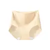 Ropa interior de tiro alto Algodón puro Floral Sin costuras 10A Entrepierna antibacteriana Entrepierna extendida 2025 Nuevo Control de abdomen Braguitas para niñas