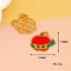 ¡Ho! Accesorios para Joyería DIY Navideña Colgante de Muñeco de Nieve Navideño Transfronterizo Pulsera Pendientes de Aleación Gota de Aceite Colgantes