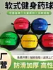 Balón Medicinal para Fitness, Entrenamiento de Ejercicio Estilo Suave, Pelota Sólida No Elástica para Sentadillas, Balón Medicinal de Equilibrio, Balón de Pared, Fitness en Casa
