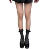 Calcetines de algodón para niña Jennie con corazón de dragón, calcetines altos con lazo ancho, clásico versátil para primavera y verano