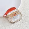 Nuevo Clip de Agarre Navideño Pasador de Pelo de Muñeco de Nieve Árbol de Navidad Agarre de Pelo Copo de Nieve Botas Accesorios para el Cabello Clip de Agarre para la Cabeza Personalizado
