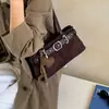 Bolso de hombro único de gamuza para otoño, con colgante de axila de terciopelo, simple, elegante, gran capacidad, lujo ligero, nuevo corazón 2026 para mujer