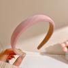 Diadema rosa estilo coreano para la cabeza, diadema para mujer, pasador para el pelo, tocado de moda de alta calidad nuevo para mujer 2024
