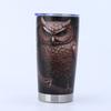 Copo de Carro 20oz de Aço Inoxidável Impresso em 3D Selecionado Cuidadosamente, Copo de Gelo para Cerveja de Carro para Uso Externo, Copo Simples Isolado, Transfronteiriço