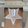 Luces LED directas de fábrica accesorios de plástico cadena de luces de estrella de cinco puntas colgante para arreglo floral accesorios de cadena de luces de estrella luna