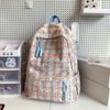 Mochila Escolar Estilo Ins para Estudiante de Preparatoria Mochila de Campus para Mujer Mochila de Viaje Otoño e Invierno Viajes de Negocios Lana