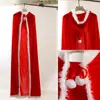 Disfraces de Navidad para Adultos, Capas de Navidad, Disfraces de Actuación para Personas Mayores, Capas Doradas de Terciopelo de Caperucita Roja para Hombres y Mujeres