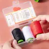 Mini Kit de Costura Portátil para Uso en Casa, Kit de Costura de Alta Calidad y Práctico para Dormitorio, Juego de Hilo de Coser y Herramientas de Reparación