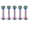 E-Commerce Especializado en Acero Inoxidable Moderno Sencillo Cónico Afilado Esférico Multicolor Multitamaño Europeo y Americano Hip-Hop Joyería para Piercings Labios Uñas