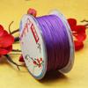 No. 71.5 Jade de Taiwán hilo color brillante hilo trenzado pulsera collar DIY alta densidad cuerda roja joyería pulsera con cuentas