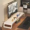Estante organizador para escritorio de oficina, soporte de escritorio para monitor con cajón, soporte elevador para computadora, soporte elevado para computadora