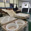 Tubo corrugado de PTFE de gran diámetro, que puede resistir altas temperaturas, aislamiento eléctrico y corrosión