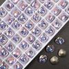 K9 nido de pájaro alto transparente gordo cuadrado 10 mm joyería para uñas celebridad de internet colorido fondo puntiagudo cristal pila de diamantes accesorios al por mayor