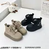 Algodón de nieve tallas 27-31 algodón grande zapatos deportivos para niños zapatos de niño suela suave zapatos para caminar de bebé botas de nieve para niños