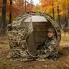 Comercio Exterior al por Mayor Personalizado Transfronterizo Productos para Exteriores Tienda Oculta Transparente 180 grados Camuflaje Camuflaje Caza Escondite para Patos