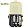 Set de Cortauñas Antisalpicaduras en Stock 6 Piezas Cortauñas Portátil Set Completo Caja de Regalo Set de Manicura Venta Transfronteriza Dropshipping