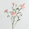 Flores Artificiales Clavel Flores Falsas Flores de Seda Dianthus Decoración del Hogar Boda Arte Floral Flores Artificiales Mini Lila