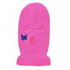 Pasamontañas Transfronterizo Otoño e Invierno 2021 Gorro de Tres Agujeros Bordado de Mariposa Pasamontañas a Prueba de Frío Estilo Retro Marca Moderna para Adultos