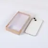 Caja de Regalo Rectangular de Cartón Rígido con Cajón, Superficie de PVC, Personalizable con Logo, Caja Pequeña de Regalo para Joyería