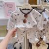 Conjunto de Ropa Interior Térmica Sin Costuras de Dibujos Animados para Niños y Niñas, Estilo Nuevo Otoño e Invierno 2026, Conjunto de Dos Piezas de Lycra