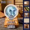 Ímã de Geladeira imitação Brocado Song Prata Miao DIY Artesanal Ímã de Geladeira Estilo Chinês Decoração Ornamentação para Atividade de Team Building Cultural e Criativa da Comunidade