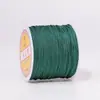 Producción de muestras personalizable OEM No. Hilo de jade 72 50 metros Hilo tejido a mano para manualidades Número de color teñido Material de hilo para abalorios