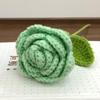 Flores de Ganchillo Hechas a Mano al por Mayor, Rosas Artificiales, Ramos de Ganchillo Eternos para DIY, Productos Terminados para Decoración del Hogar, Estilo de Nicho de Gama Alta