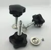 Tornillo de Cabeza Hexagonal Torx con Adhesivo, Tornillo de Ajuste con Mango de Cinco Estrellas, Mango de Estrella de Plástico con Tornillo de Placa de Presión