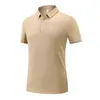 Camisa polo de verano fina y transpirable con cuello de solapa para hombre, ropa de trabajo de oficina de negocios, camiseta de manga corta personalizada para lotes pequeños, fábrica