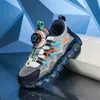 Sapatos Infantis Meninos Verão Novo Malha Oca Respirável Tênis Esportivo Crianças Médias e Grandes Casual Esportivo Solado Macio Tênis de Corrida