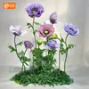 Flores artificiales de amapola de gran tamaño, combinación de flores de papel hechas a mano, flor de moda para redes sociales, centro comercial meichen, escena de boda, decoración de flores de papel