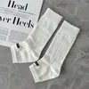 Calcetines de Algodón Fino de Aguja Única para Verano con Pies, Hasta la Mitad de la Pantorrilla, Calcetines con Soporte para el Arco, Calcetines de Media Palma, Versátiles Adelgazantes para Mujer