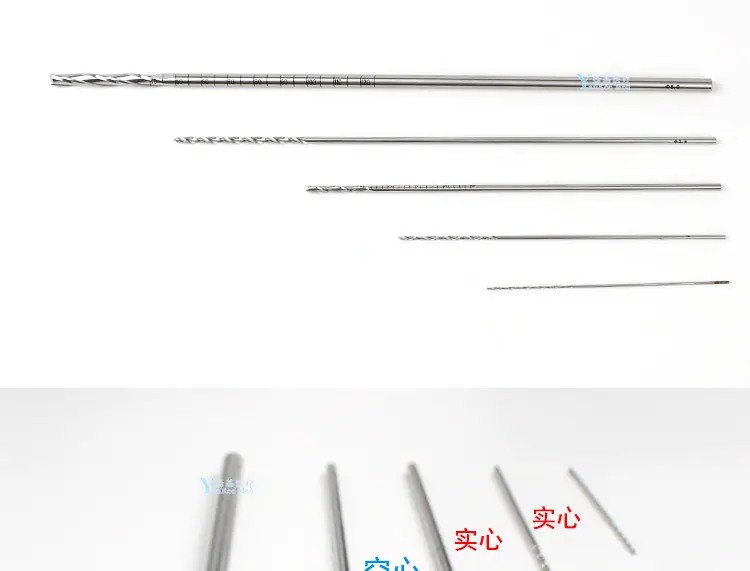 骨科钻头 不锈钢麻花空心实心骨钻动物医院用OA钻头