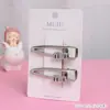 Conjunto de Grampos de Cabelo Estilo Coreano para Mulheres, Presilhas de Cabelo da Moda com Toque de Luxo, Acessórios de Cabelo com Código de Barras, Acessórios de Cabelo de Supermercado, Presilha para Franja Lateral
