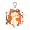 Pingente Chaveiro Acrílico Pisco-de-peito-ruivo Europeu Desenho Animado Criativo Presente Decoração de Mochila Mercadoria de Anime Transfronteiriça
