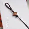 Nuevo llavero tejido a mano estilo chino estilo Xizang, artículo decorativo, cadena para teléfono, accesorio colgante para bolso semiacabado