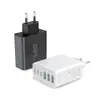 Carregador Rápido Transfronteiriço Carregador Pd65W Adaptador 3A3C Carregador de Parede Rápido de 6 Portas
