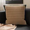 Almofada de Veludo Holandês Estilo Retrô Luxo Leve Almofada de Encosto para Sofá de Sala Sensação de Alto Padrão Quadrada Decoração de Quarto Almofada Lombar Lavável