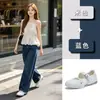 Zapatos Mary Jane con velcro para mujer 2026, zapatillas de ballet planas transpirables, zapatos de entrenamiento alemanes, zapatos de verano transpirables para mujer