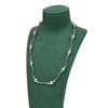 Collar de Diseño Único en Gris con Flor de Nube, Cadena para Clavícula, Lujo Ligero, Cadena para Suéter de Alta Gama para Mujer