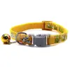 Collar Decorativo para Perro con Estampado de Cachorro Pastoral con Anillo de Campana en el Cuello, Correa de Tracción para Exteriores Anti-Pérdida, Hebilla Gris